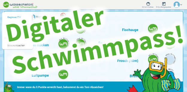 Digitaler Schwimmpass